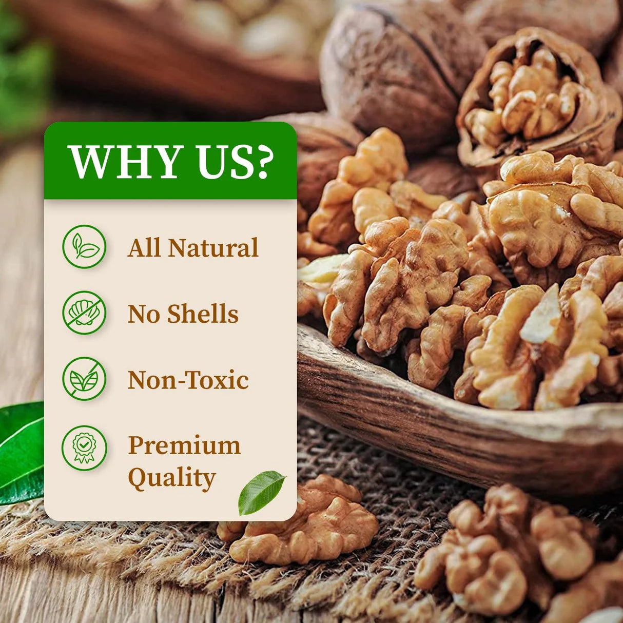 Premium Walnuts Giri - Fresh, Crunchy & Healthy Nuts